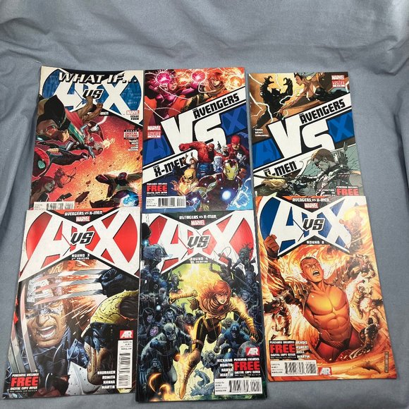 Avengers Vs X-Men Marvel Comics Lot of 9 Issues 2012 Series What If A vs X - Picture 2 of 3